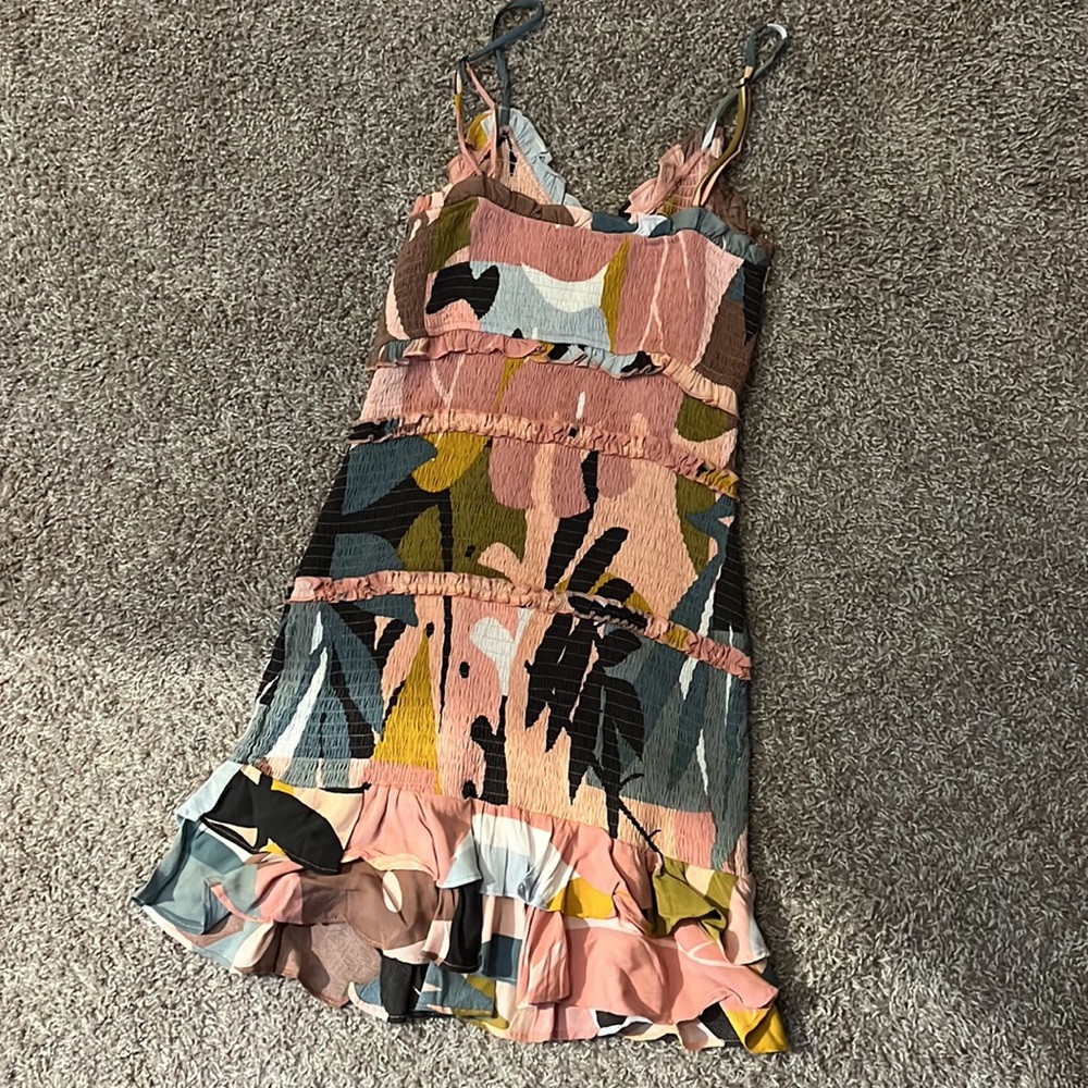 KARLIE smocked summer dress - Picture 4 of 5